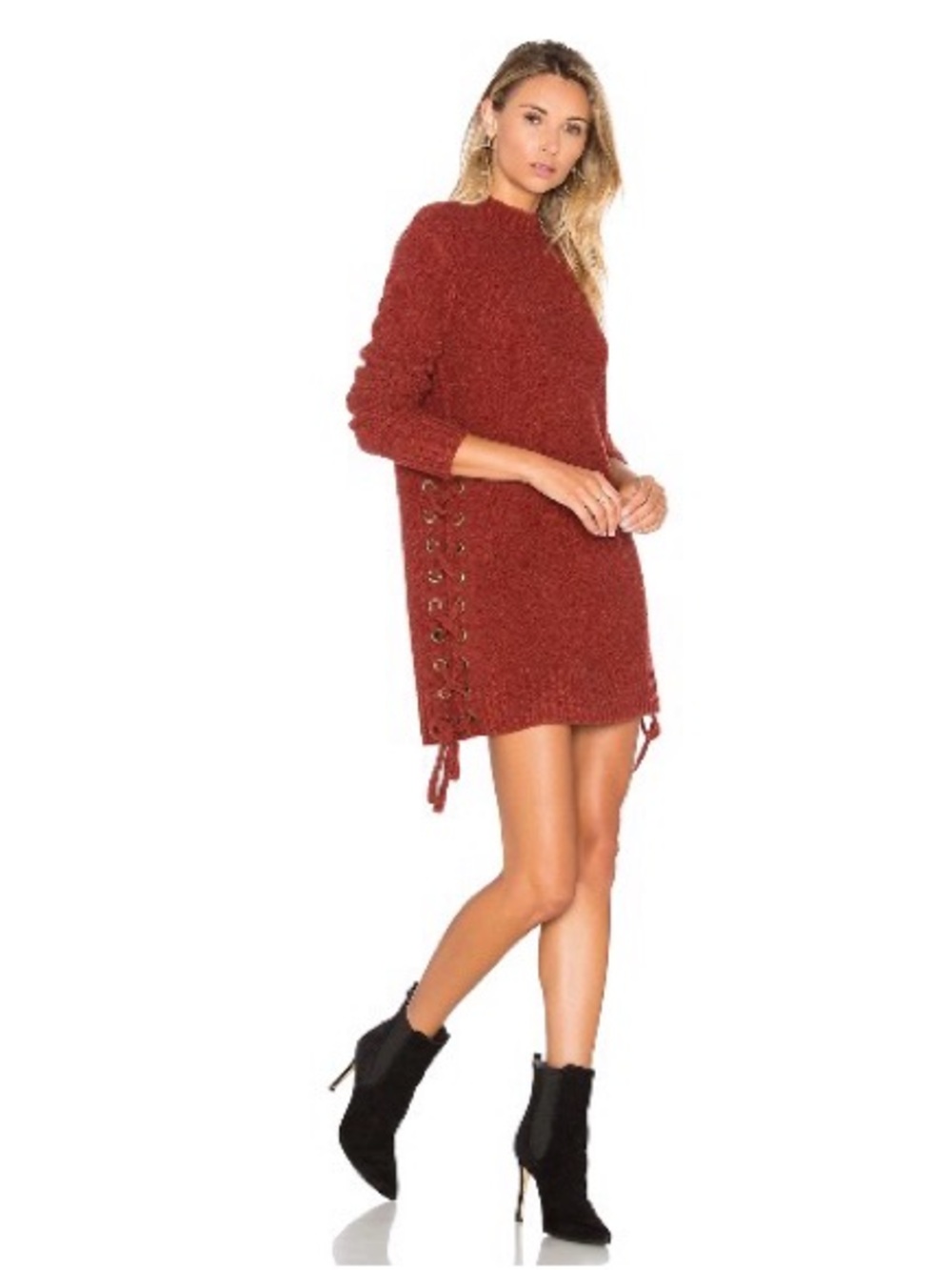 Lovers + Friends Em Sweater Dress, Strawberry